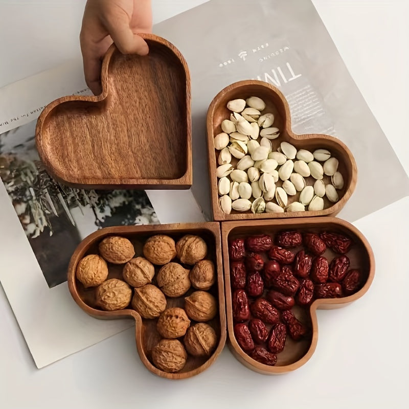 Hartvormige snackschaal – Voedselveilige schaal voor snacks en decoratie