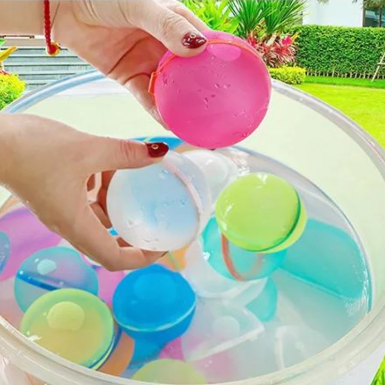Herbruikbare Waterballonnen met Magnetische Sluiting – Duurzaam en Veilig Speelgoed voor Kinderen, Verkrijgbaar in 6 en 12 Stuks
