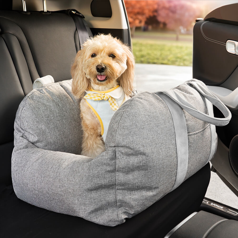 Kalmerend Hondenbed voor Auto met Antislip Bodem en Verhoogde Rand – Veilig en Comfortabel Reizen voor Jouw Hond