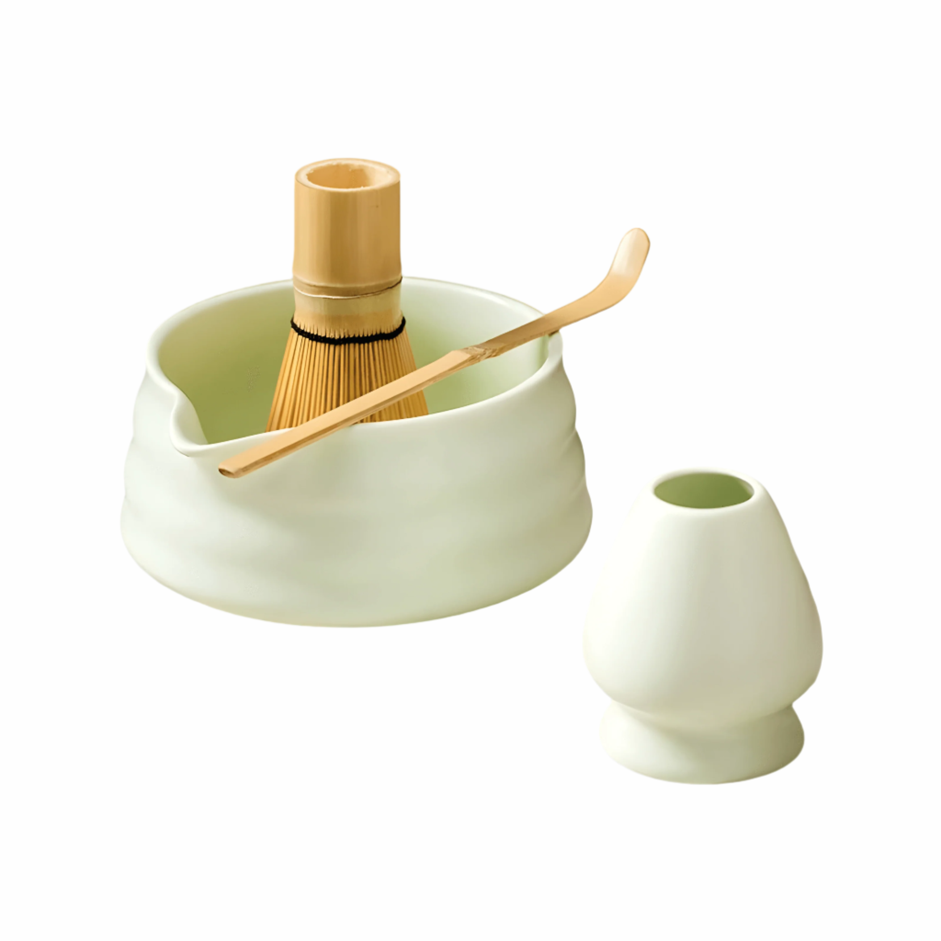Matcha Set – Een traditionele matcha-brouwset met kom, perfect om thuis te ontspannen.