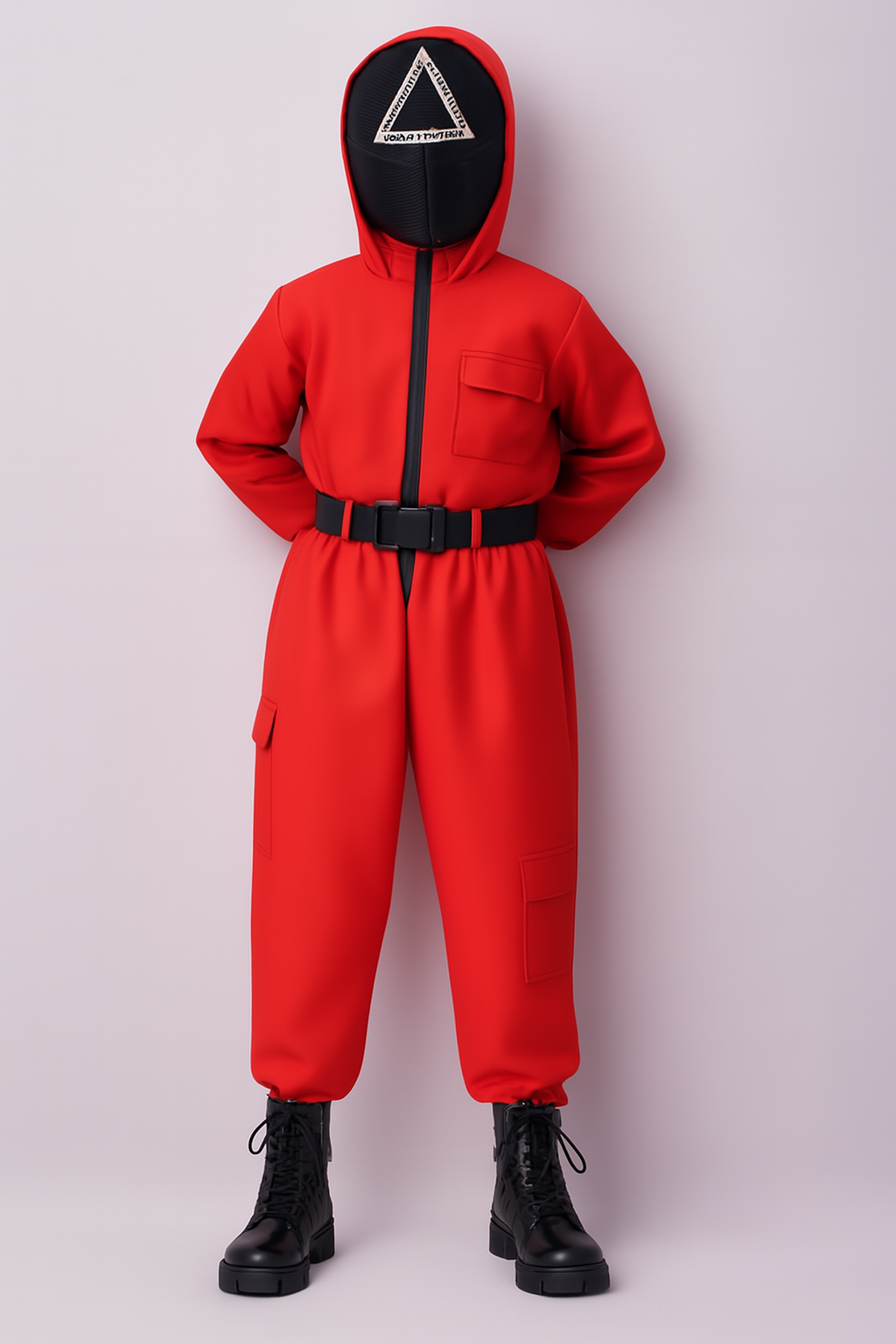 Kids Guard Halloween kostuum jumpsuit | Capuchon masker outfit