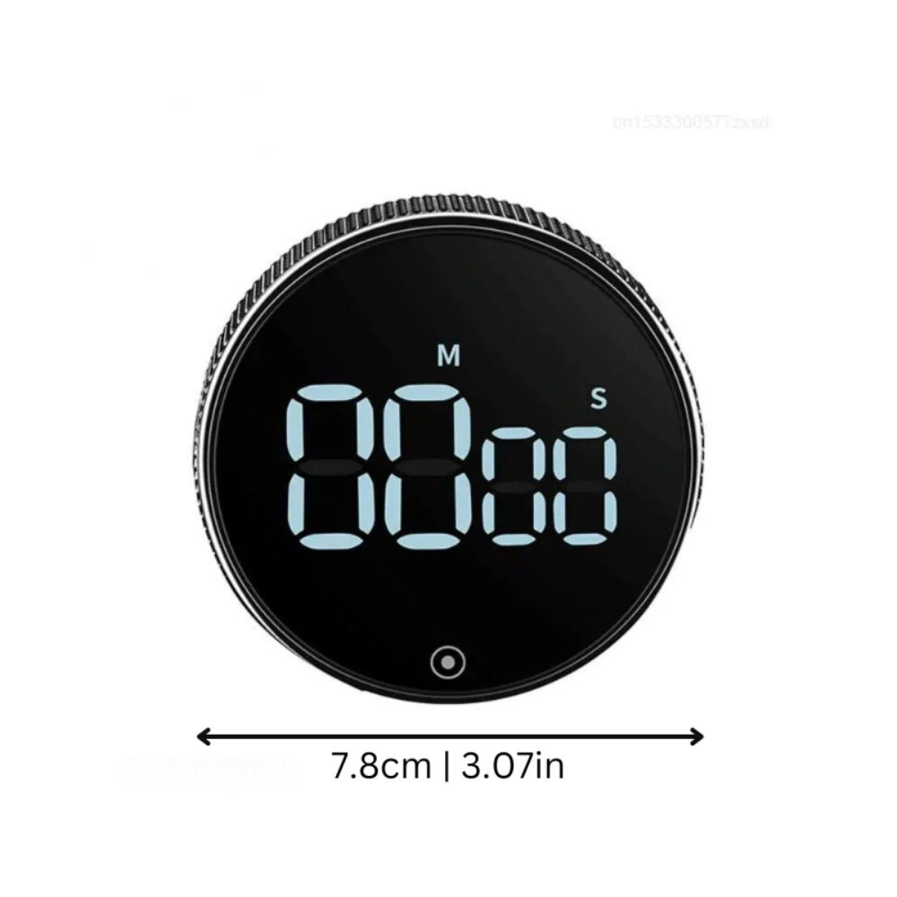 LoopTimer - Magnetische LED-timer met wijzerplaat en 3-traps alarm