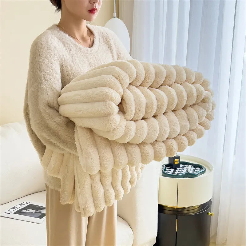 Luxe, zachte deken – warm, lichtgewicht en zacht voor ultiem comfort in de woonkamer en slaapkamer