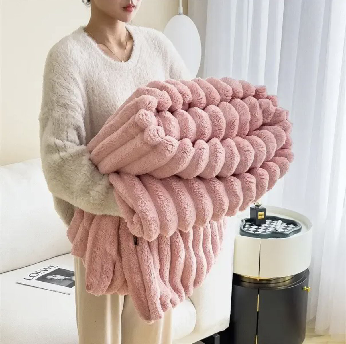 Luxe, zachte deken – warm, lichtgewicht en zacht voor ultiem comfort in de woonkamer en slaapkamer