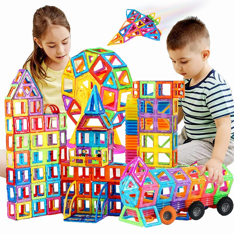 Magnetische Bouwstenen voor Kinderen – Educatief Speelgoed voor Creativiteit en Motorische Ontwikkeling, 60/84/118/148 Stuks