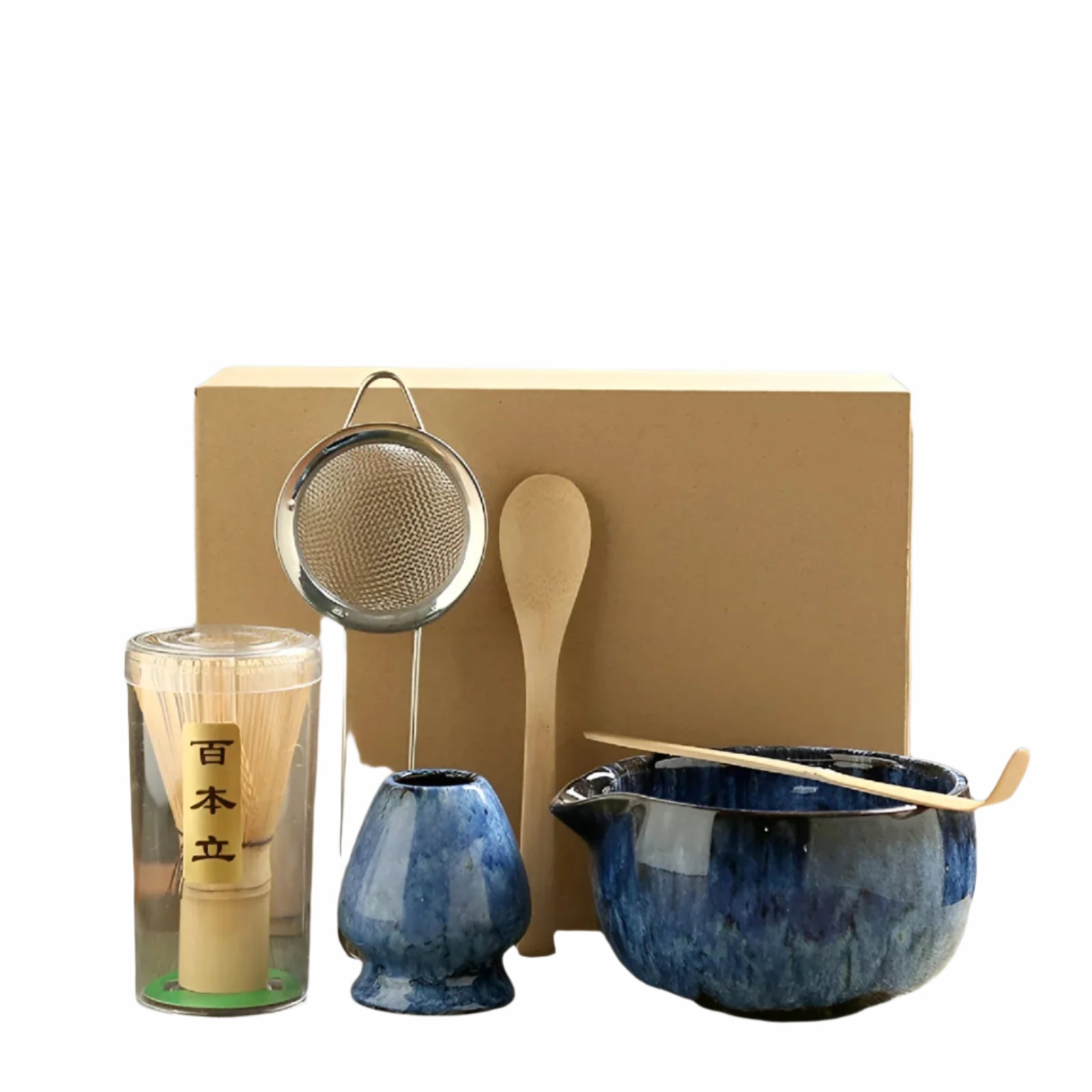 Matcha Set – Traditionele theeset als cadeau, 6-delig voor de theeceremonie, gemaakt van hoogwaardige materialen