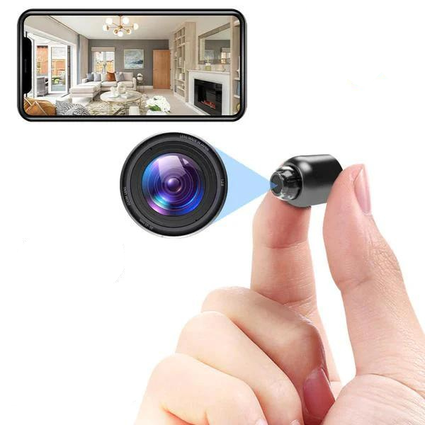 Mini Beveiligingscamera met HD 1080p en Infrarood Nachtzicht voor Kinderen
