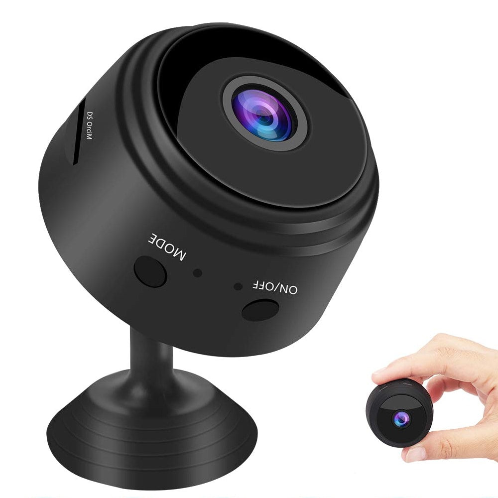 Mini WiFi Beveiligingscamera met Nachtsicht en Bewegingsdetectie – Compacte Camera voor Binnen en Buiten