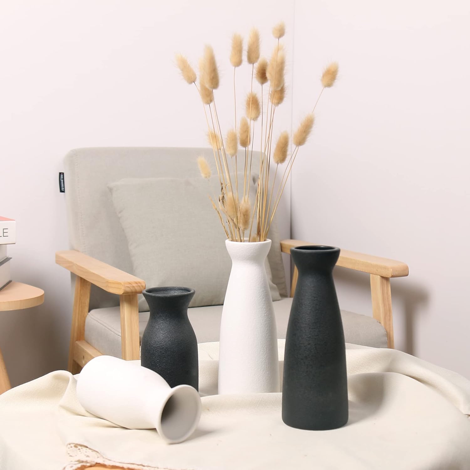 Japandi Minimalistische vaasset met matte afwerking