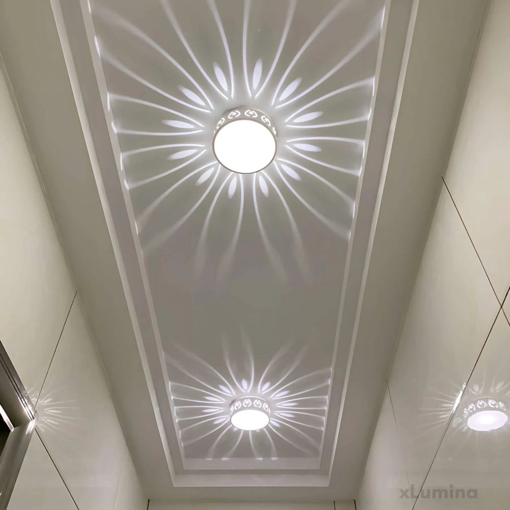 Moderne LED Plafondlamp met Eenvoudig Ontwerp - Energiezuinige Plafonniere voor Binnen en Beschutte Buitenruimtes