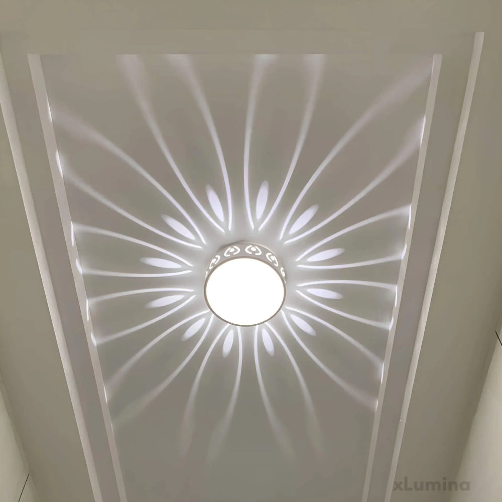 Moderne LED Plafondlamp met Eenvoudig Ontwerp - Energiezuinige Plafonniere voor Binnen en Beschutte Buitenruimtes