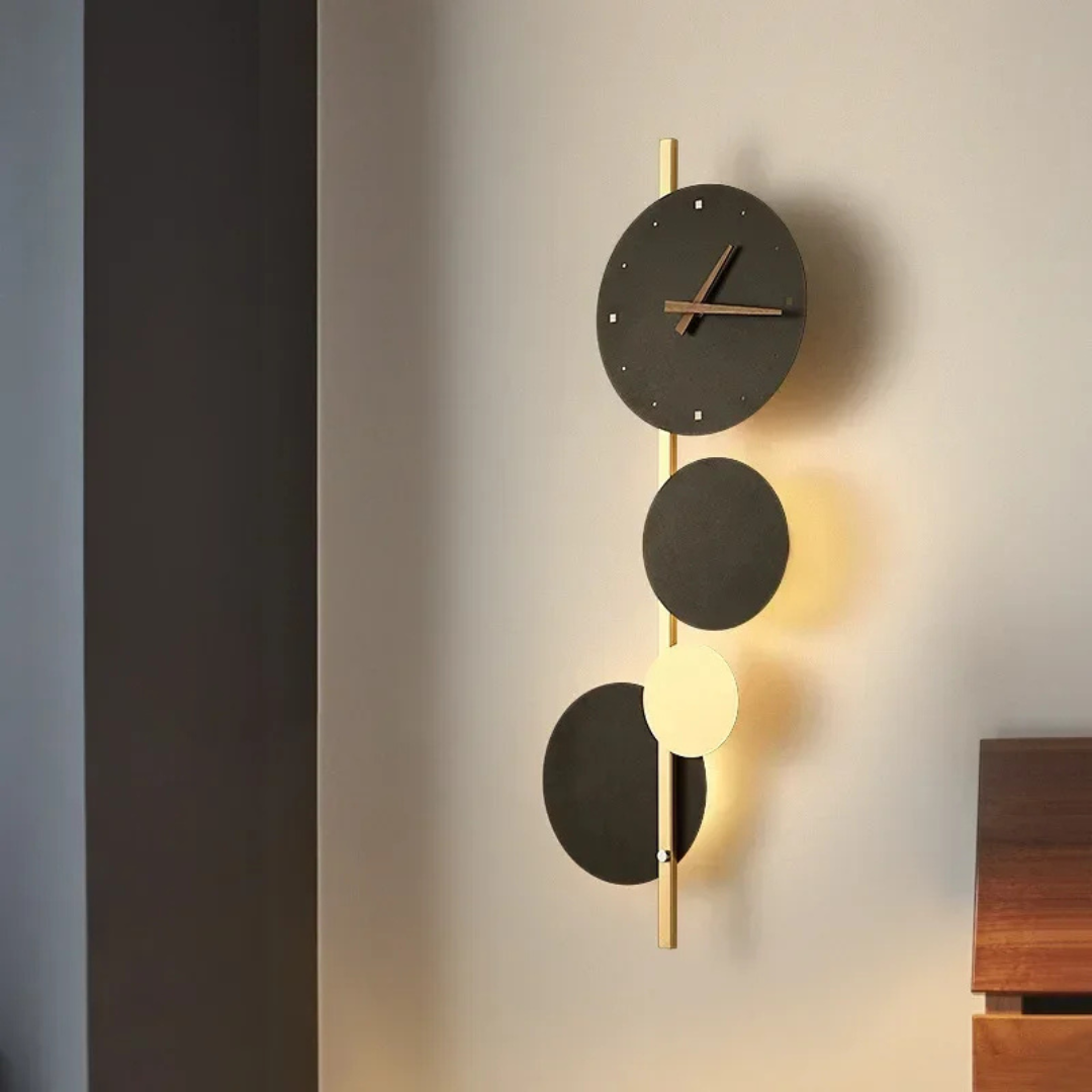 Moderne LED Wandklok met Minimalistisch Design – Energiezuinig en Stijlvol voor Woonkamer en Slaapkamer