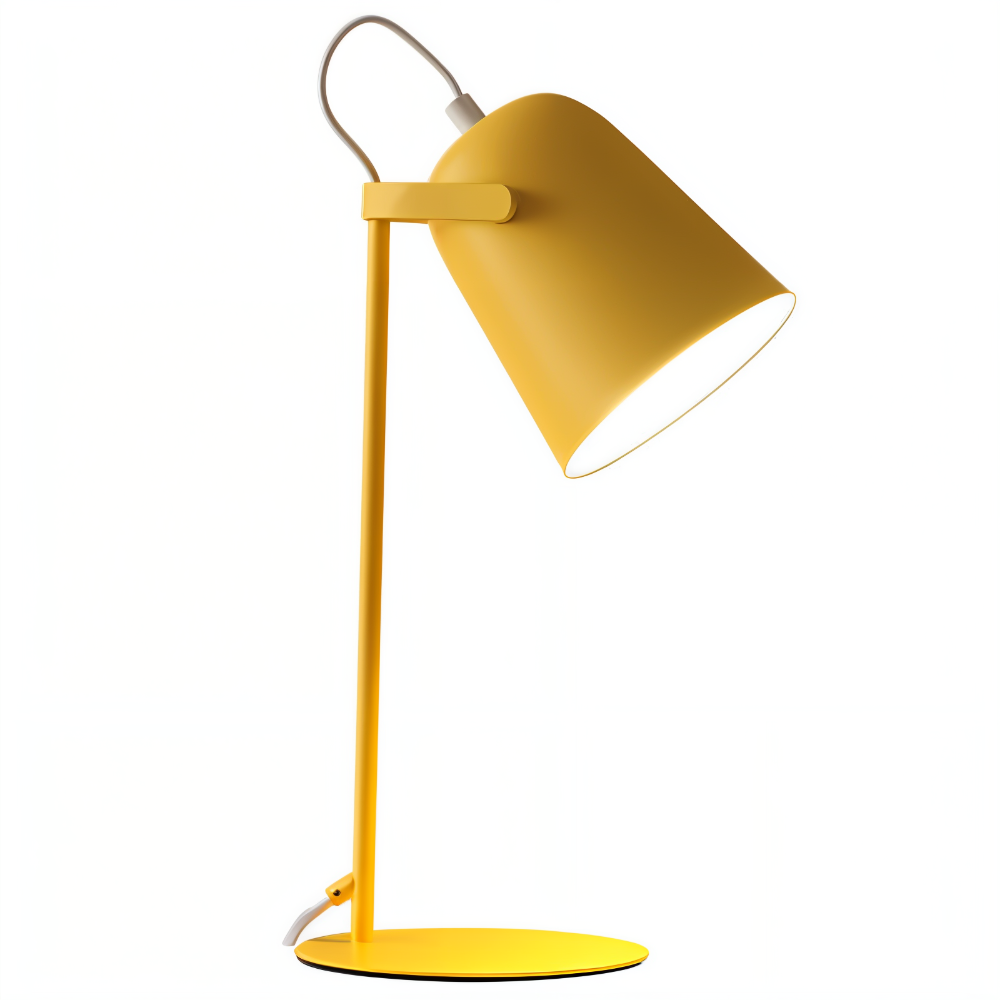 Moderne Tafellamp met Verstelbare Hoek en Roterende Lampenkap - Macaron Kleuren voor Ideale Verlichting
