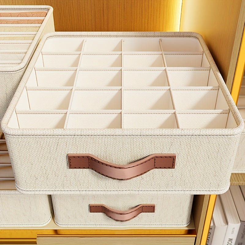 Multi-Vaks Ondergoed Opbergbox – Stapelbare Organizer voor Kleding en Essentials