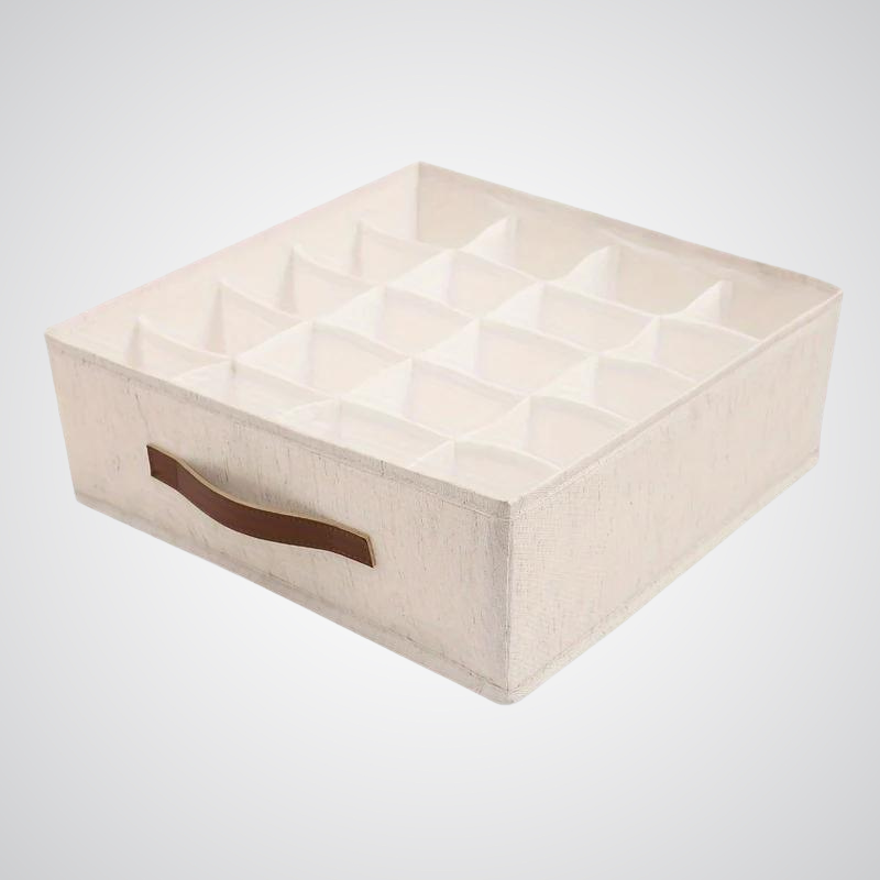 Multi-Vaks Ondergoed Opbergbox – Stapelbare Organizer voor Kleding en Essentials