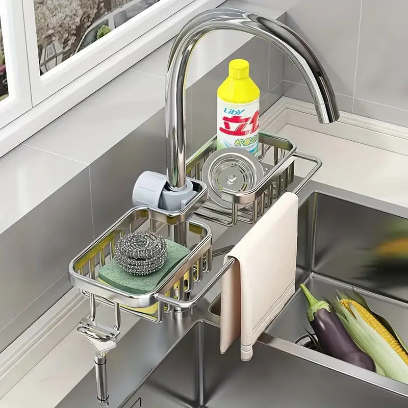 Multifunctionele keukenorganizer met 180° rotatie - Compacte keukenkastorganizer voor gemakkelijke toegang