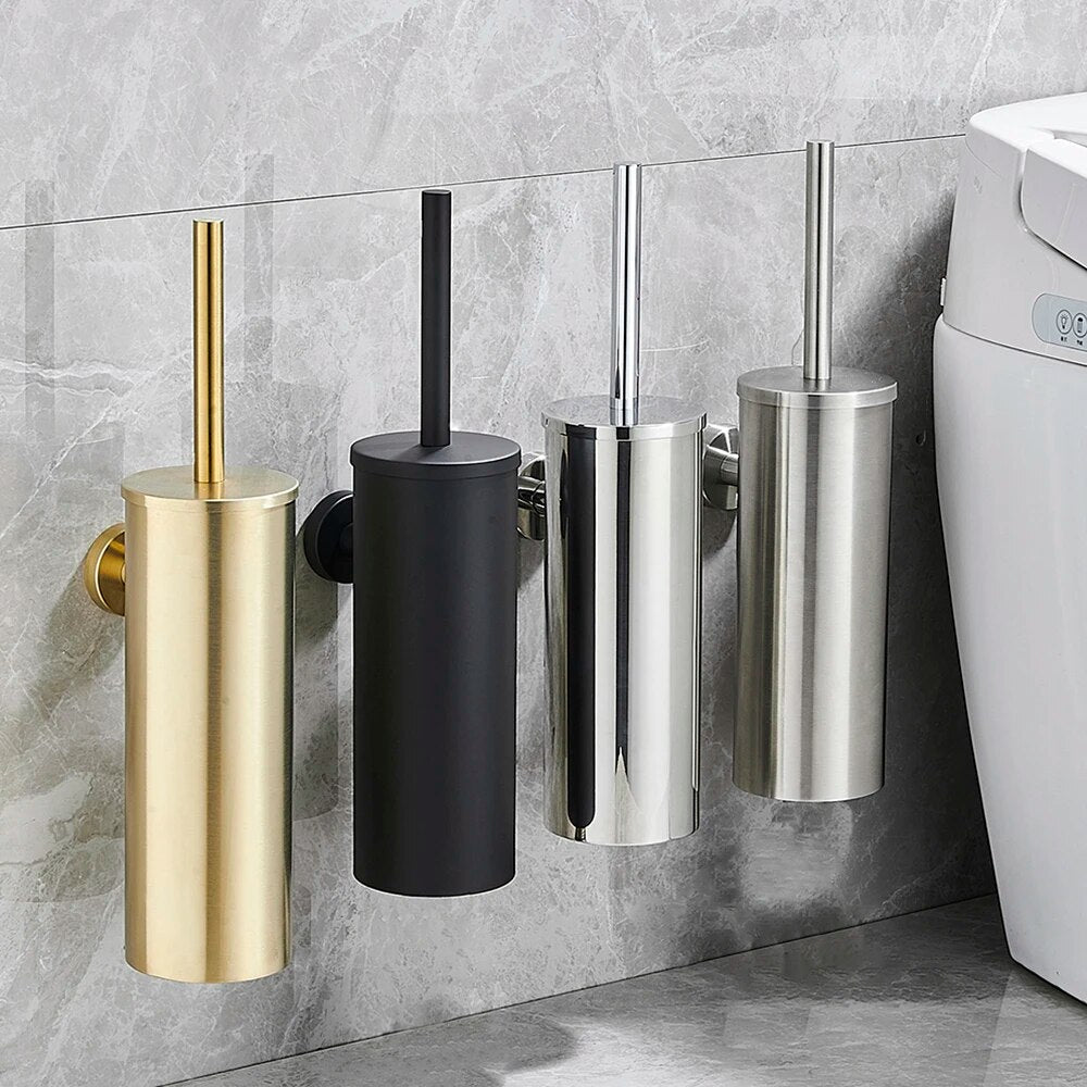 Wandgemonteerde toiletborstelhouder - modern design