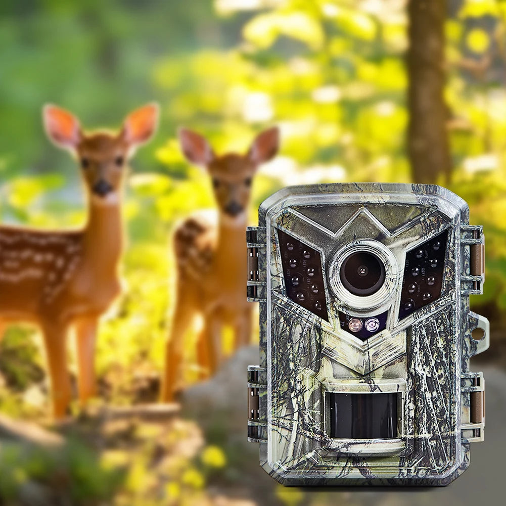 Nachtzicht Trailcamera 16MP met 1080P Video - Weerbestendig IP66 voor Outdoor Monitoring