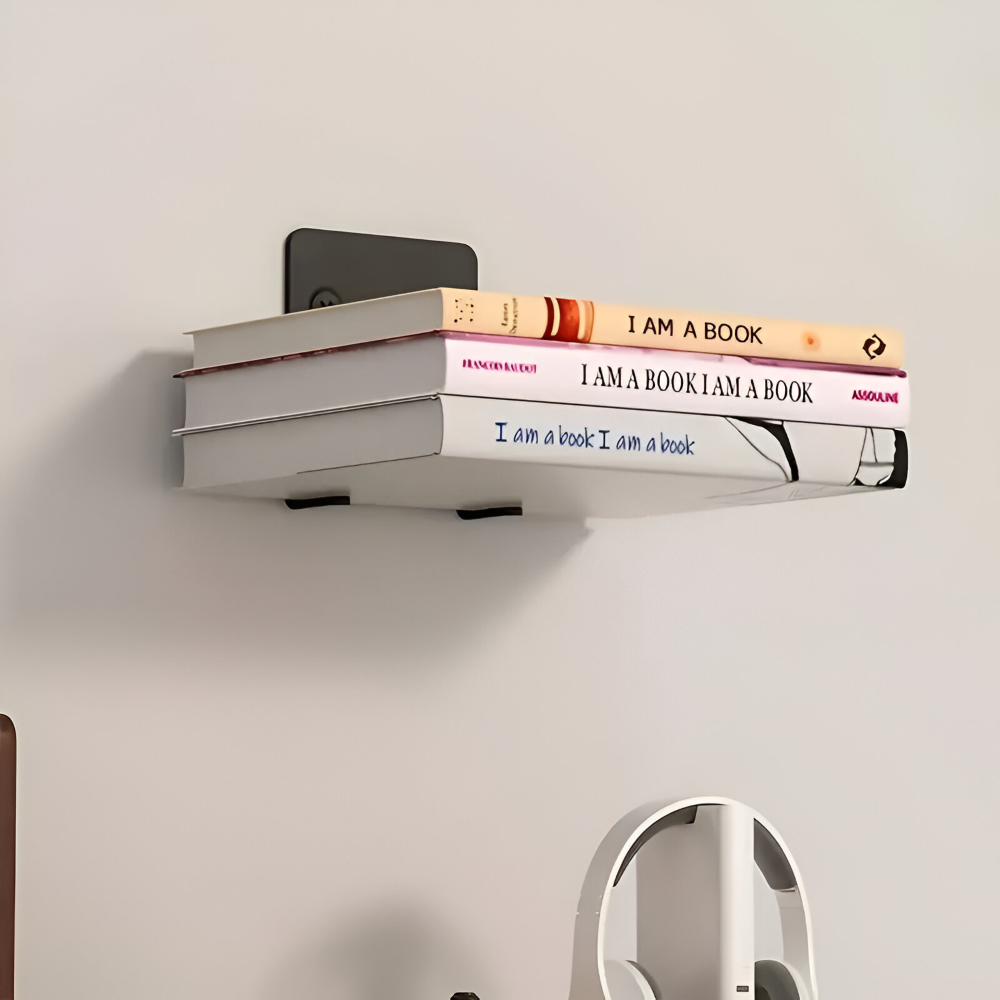 Onzichtbare zwevende boekenplanken - aan de muur gemonteerde boekenorganizers - stijlvolle, ruimtebesparende wandplanken