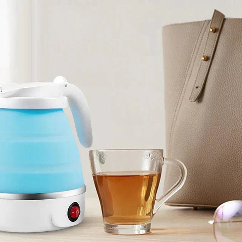 Opvouwbare Waterkoker - Lichtgewicht 17 oz voor Reizen en Kamperen, Snelle Verwarming met Voedselveilige Materialen