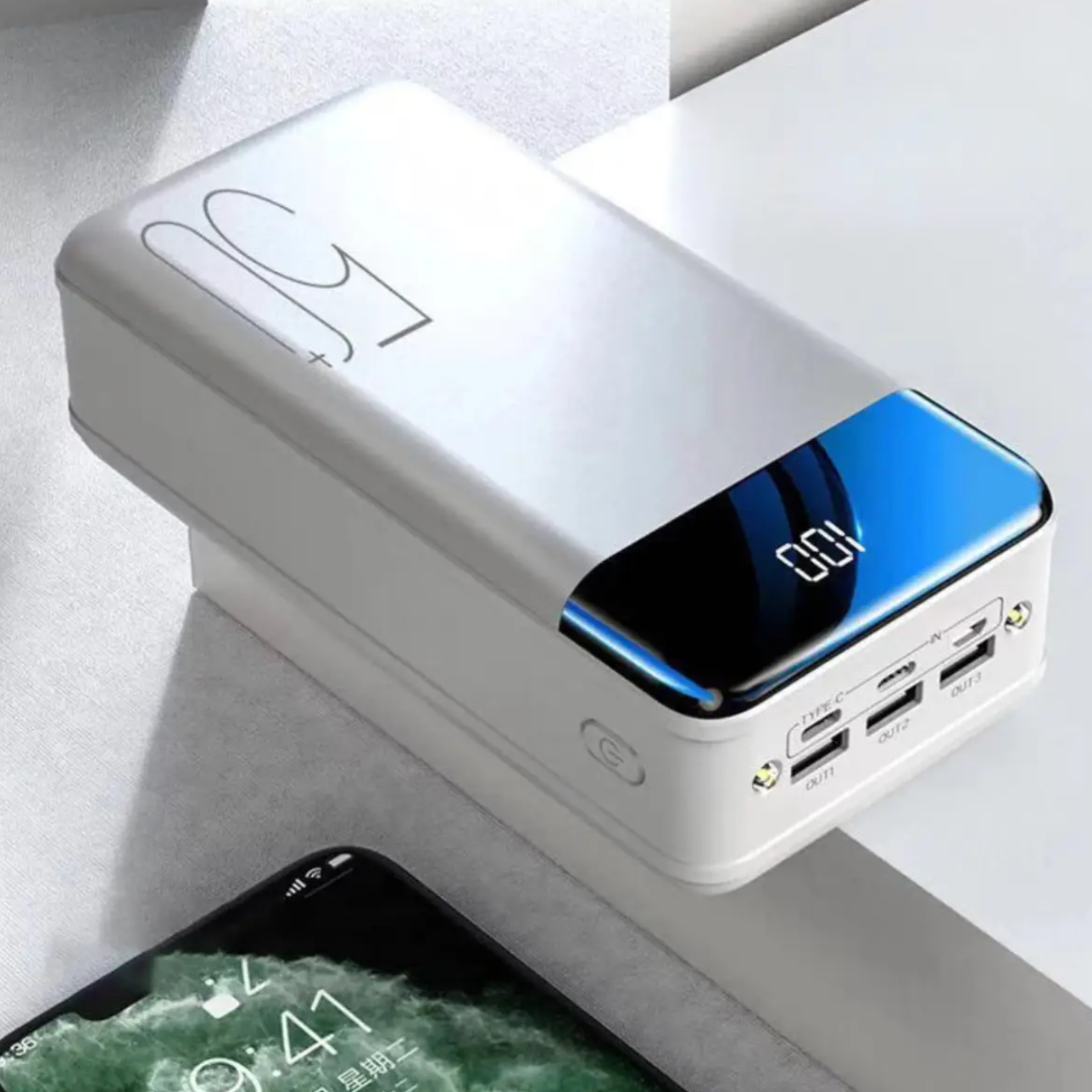 Powerbank 100.000mAh met Snelladen – Draagbare Oplader voor Smartphones, Tablets en Laptops kopen