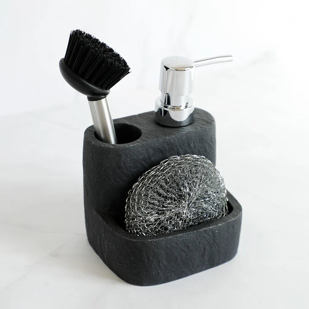 Pure Stream Refilleerbare Soap Dispenser- Minimalistisch ontwerp met Sponge en Burst Set