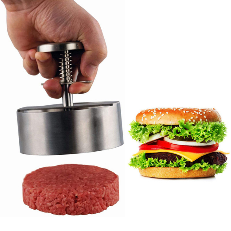 Burgerpers voor gelijkmatige burgers – Vaatwasserbestendig, 5 inch diameter, duurzaam en gemakkelijk te gebruiken