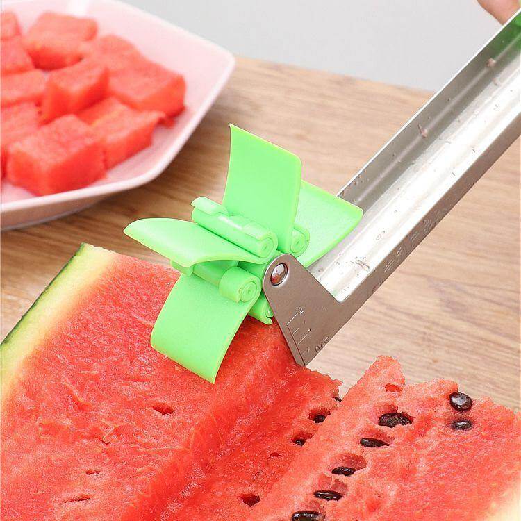 Watermeloensnijder met ergonomische handgreep – Efficiënt en gemakkelijk snijden van groot fruit