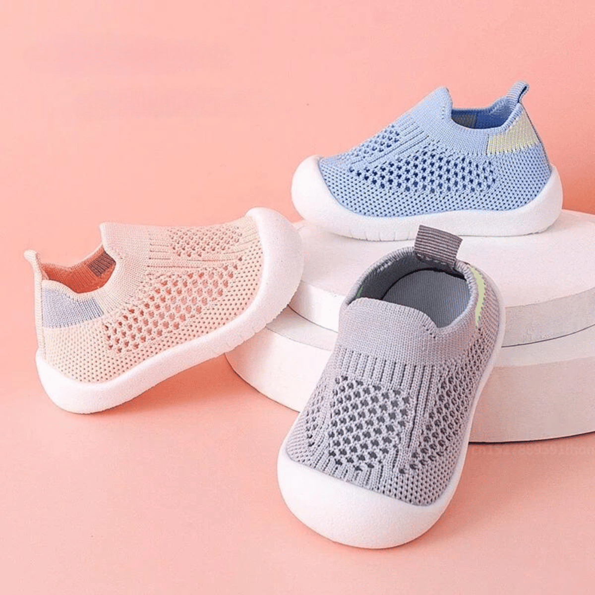 Antislip zool Kindersneakers van Ademend Materiaal – Lichtgewicht en Comfortabele Sneakers voor Actieve Kinderen