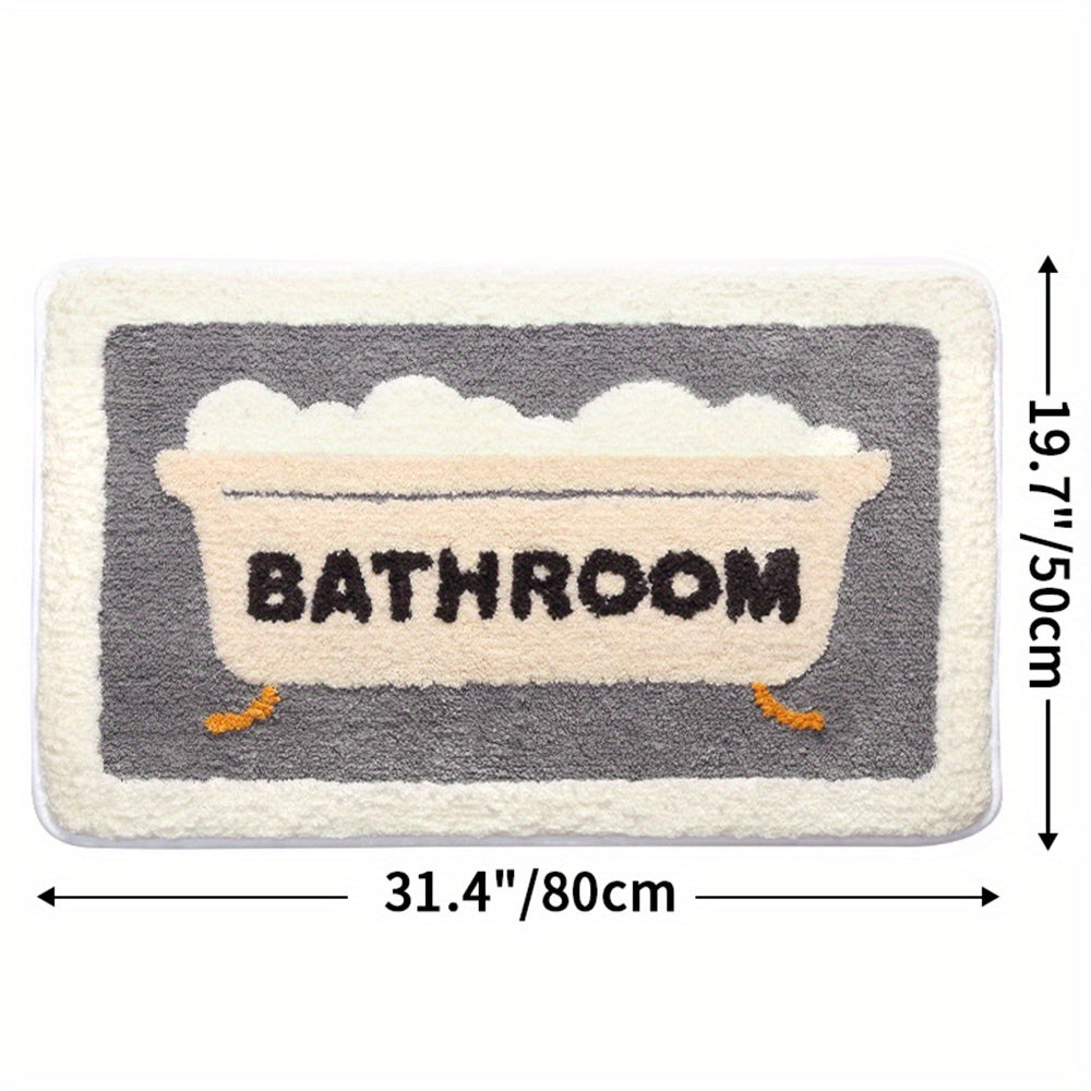 SIM-absorberende anti-slip badmat-premium comfort en beveiliging voor uw badkamer