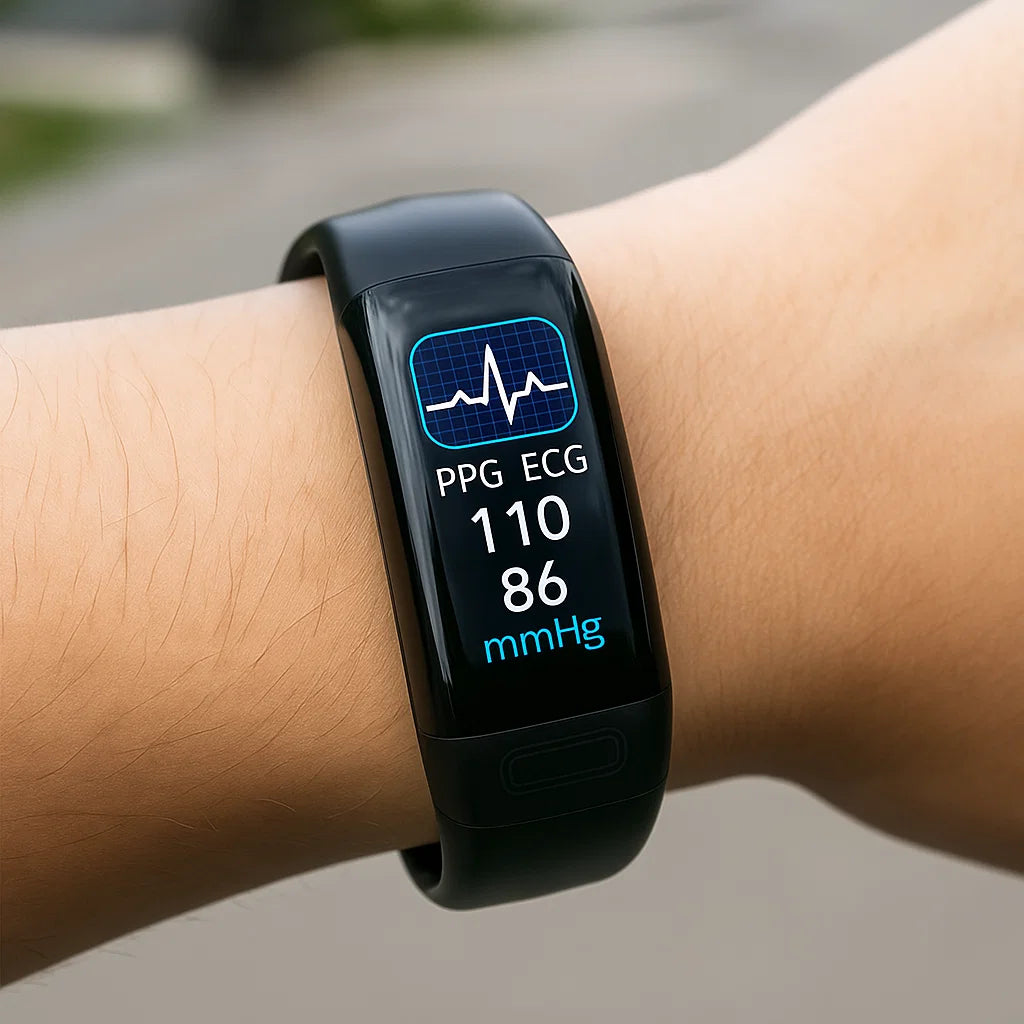 Smartwatch met ECG en bloeddrukmeter