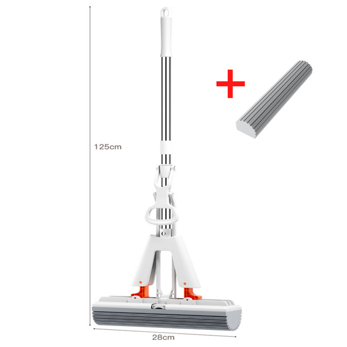 Ultra-Sucable Sponge Mop met zelf-verzinnende functie-onveranderlijke reiniging op alle vloerbedekkingen