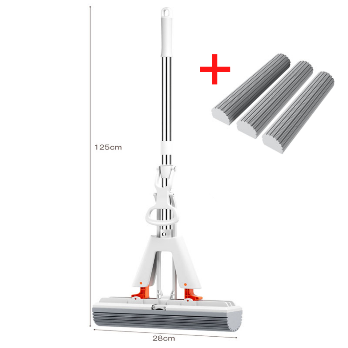 Ultra-Sucable Sponge Mop met zelf-verzinnende functie-onveranderlijke reiniging op alle vloerbedekkingen