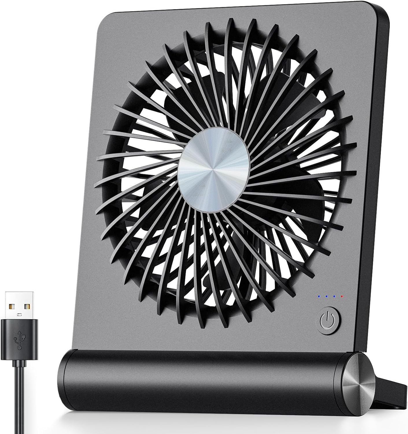 Ultra Lichte Tafelventilator met 3 Snelheden – Compact en Stil voor Thuis en Kantoor