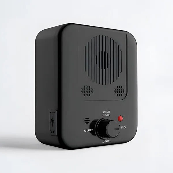 Ultrasonic Anti-Bark Device met Automatische Activatie en Aanpasbare Frequentie – Veilig en USB-oplaadbaar voor Binnen en Buiten