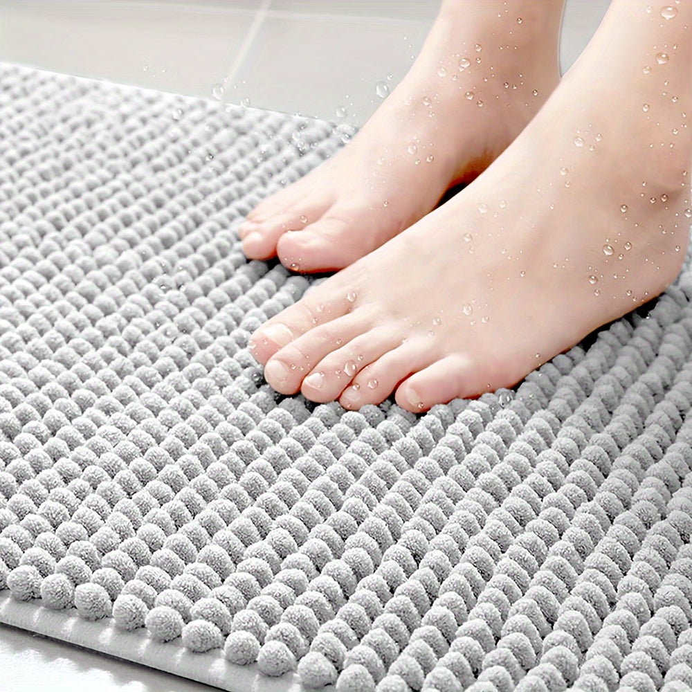 L-vormige Antislip Douchemat – Luxe Ontwerp, Zachte Comfort en Veiligheid