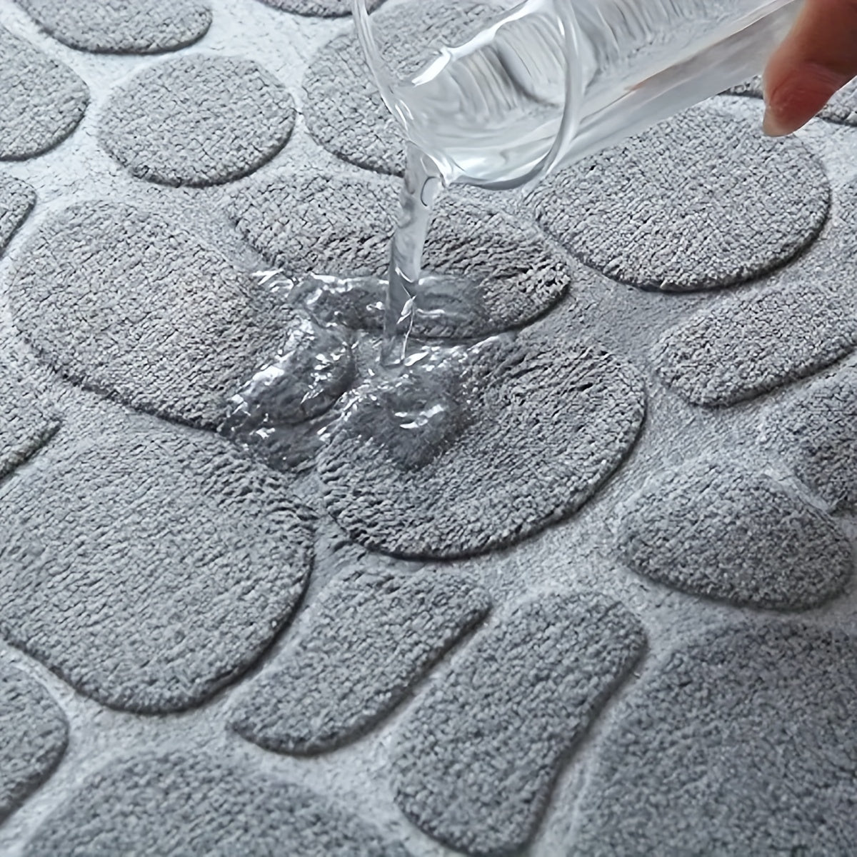 Zachte Grote Badkamermat – Antislip, Absorberend, Duurzaam, Rechthoekig Ontwerp