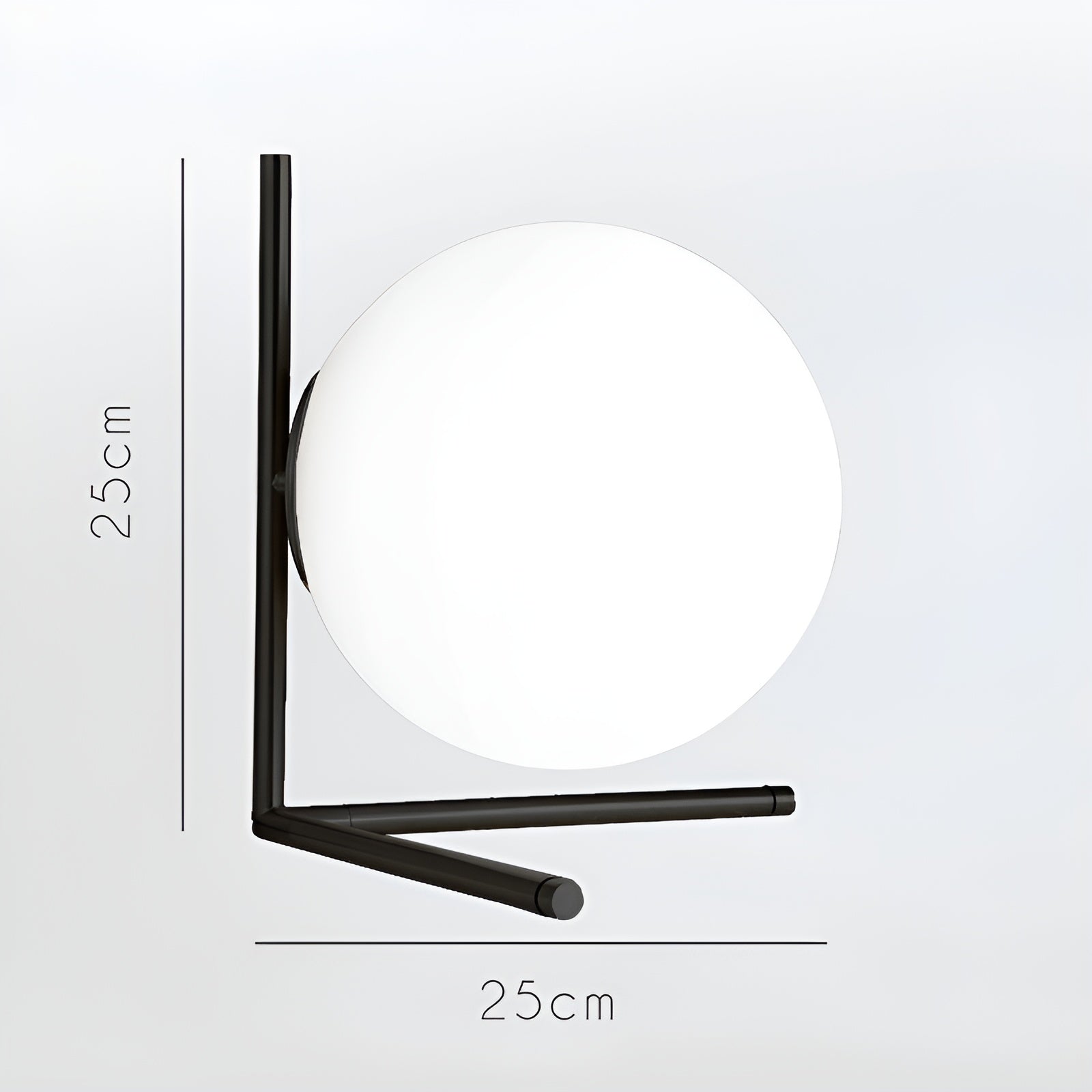 TwinkleSphere Touch Lamp – Elegante Glazen Bol LED Nachtlamp – Moderne Tafellamp voor Woonkamer & Kantoor