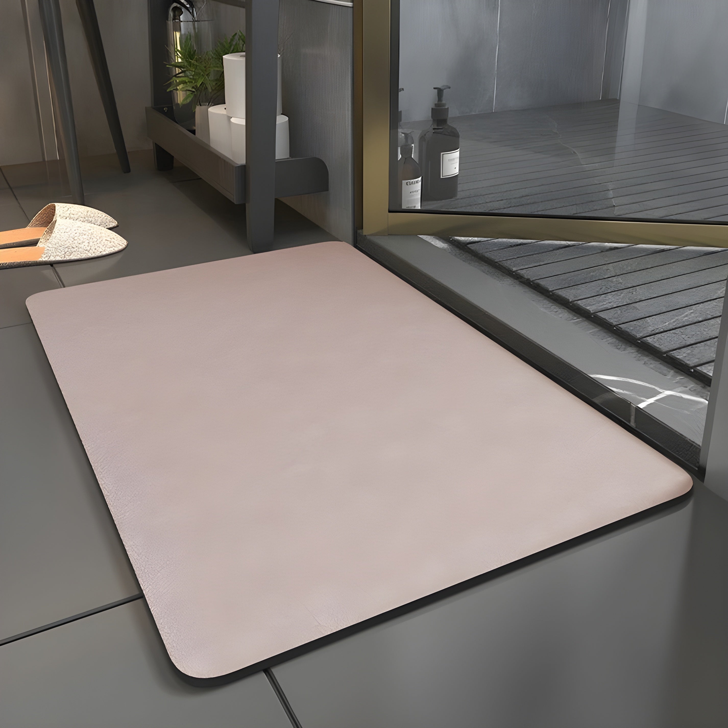 Antislip Badmat – Snel Droog en Antibacterieel voor een Veilige Badkamer